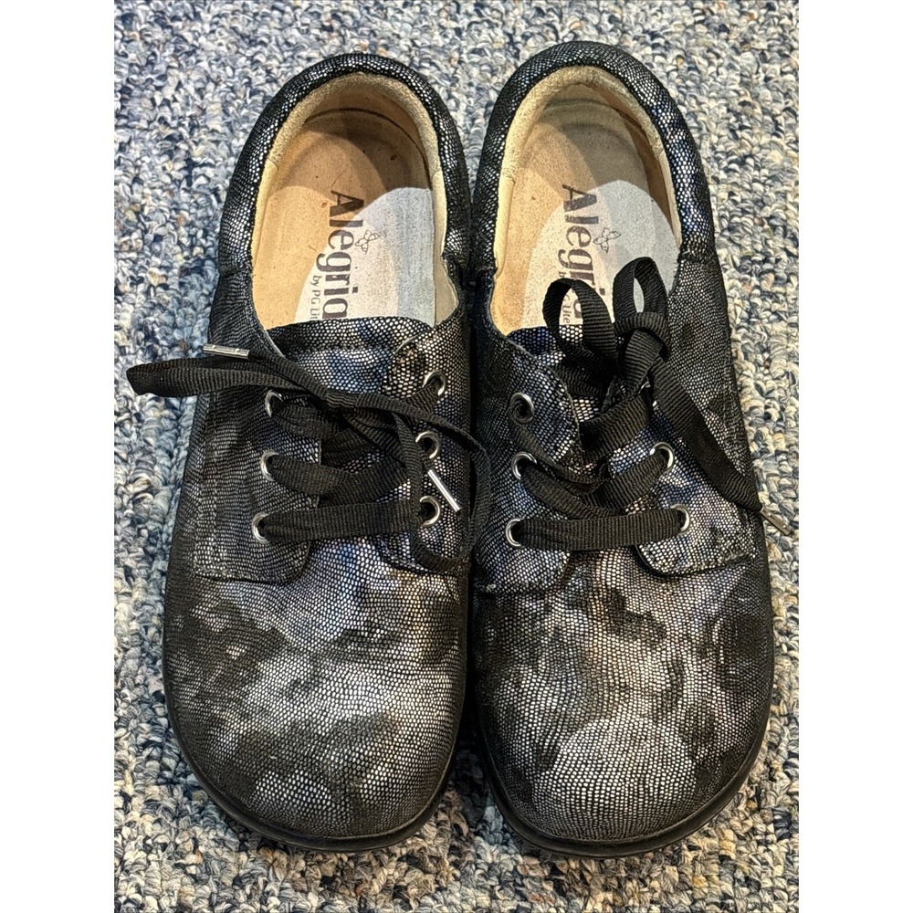 Alegria Women Shoe Kim-420 Stone Roses Size 8M EUR 38 Oxford Nurse SUPER CUTE